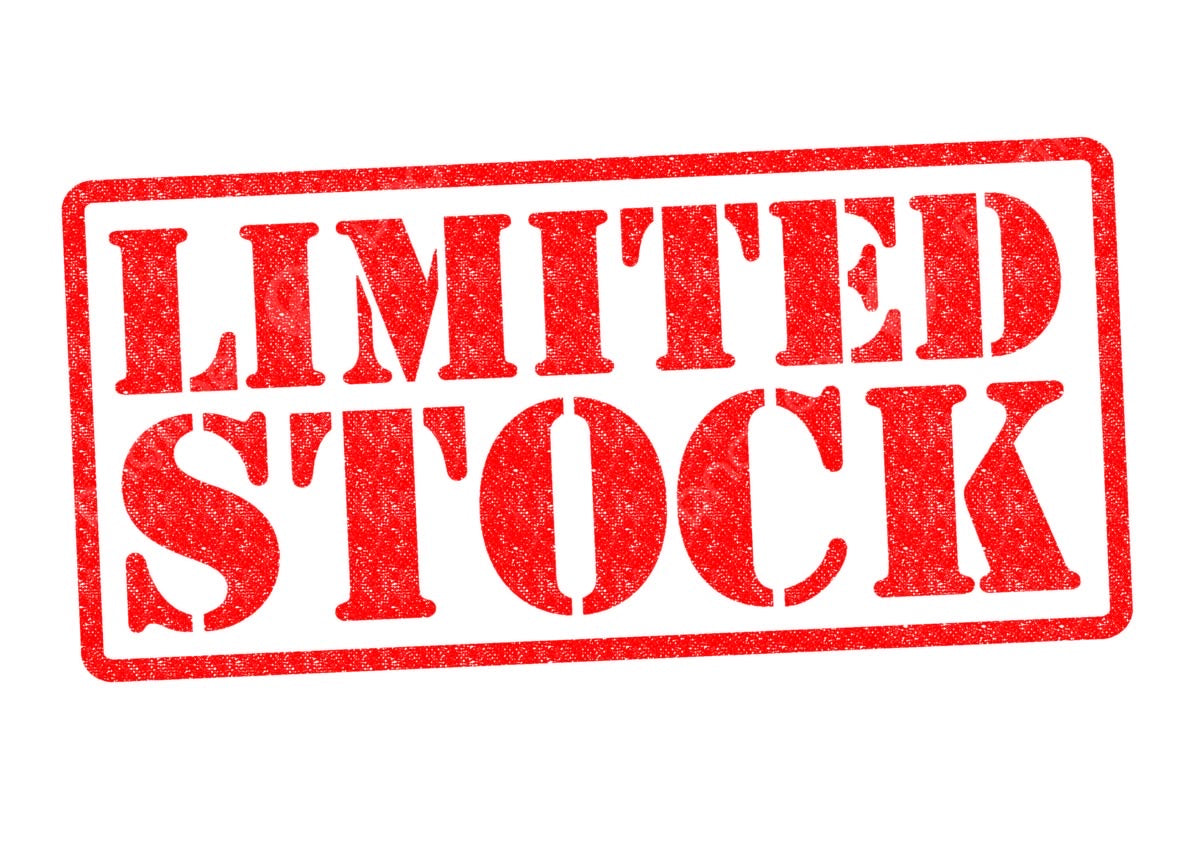 Limited stock