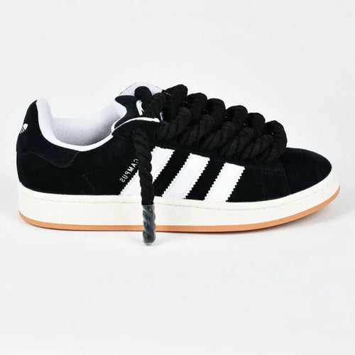 Adidas Originals Junior Campus 00S Black with rope laces  Sneaker