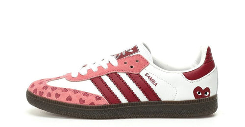 Adidas Samba White Pink Heart