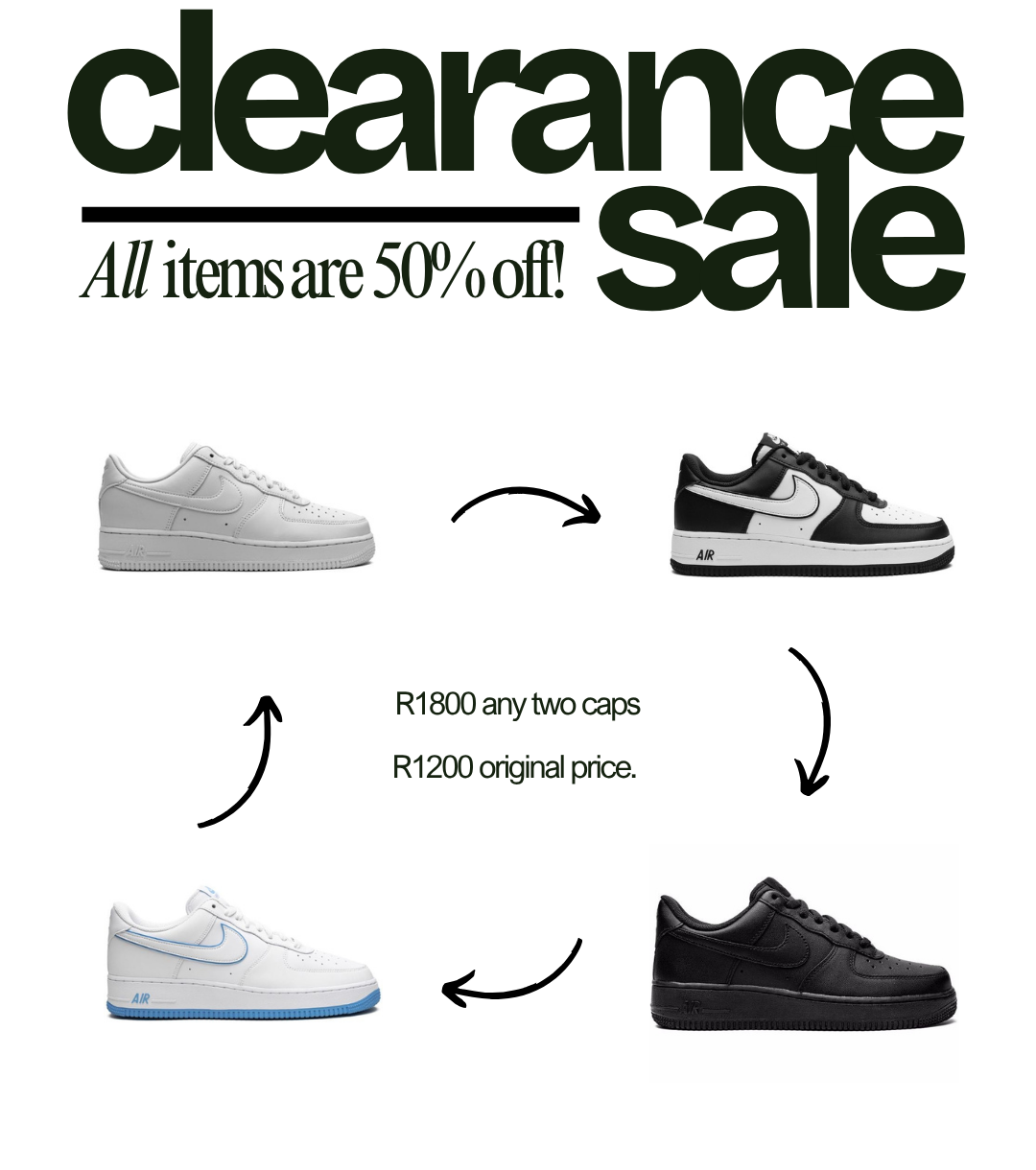 Any 2 AF1s