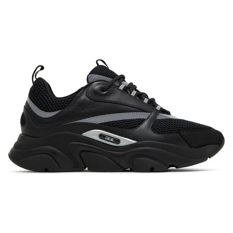 Dior B22 Sneaker "Black / Silver" — Fully Boxed