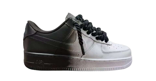 Air force 1 with black rope laces