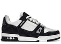 LOUIS VUITTON LV TRAINER WHITE BLACK FULLY BOXED