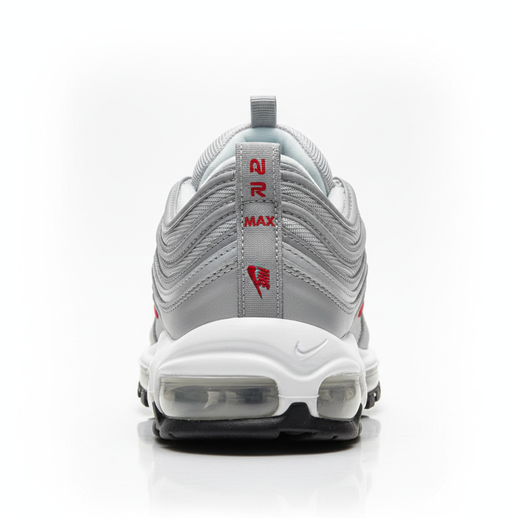 Nike Air Max 97 Silver Bullet back view