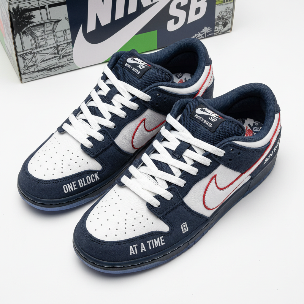 Nike SB Dunk Low Born x Raised - Top Down