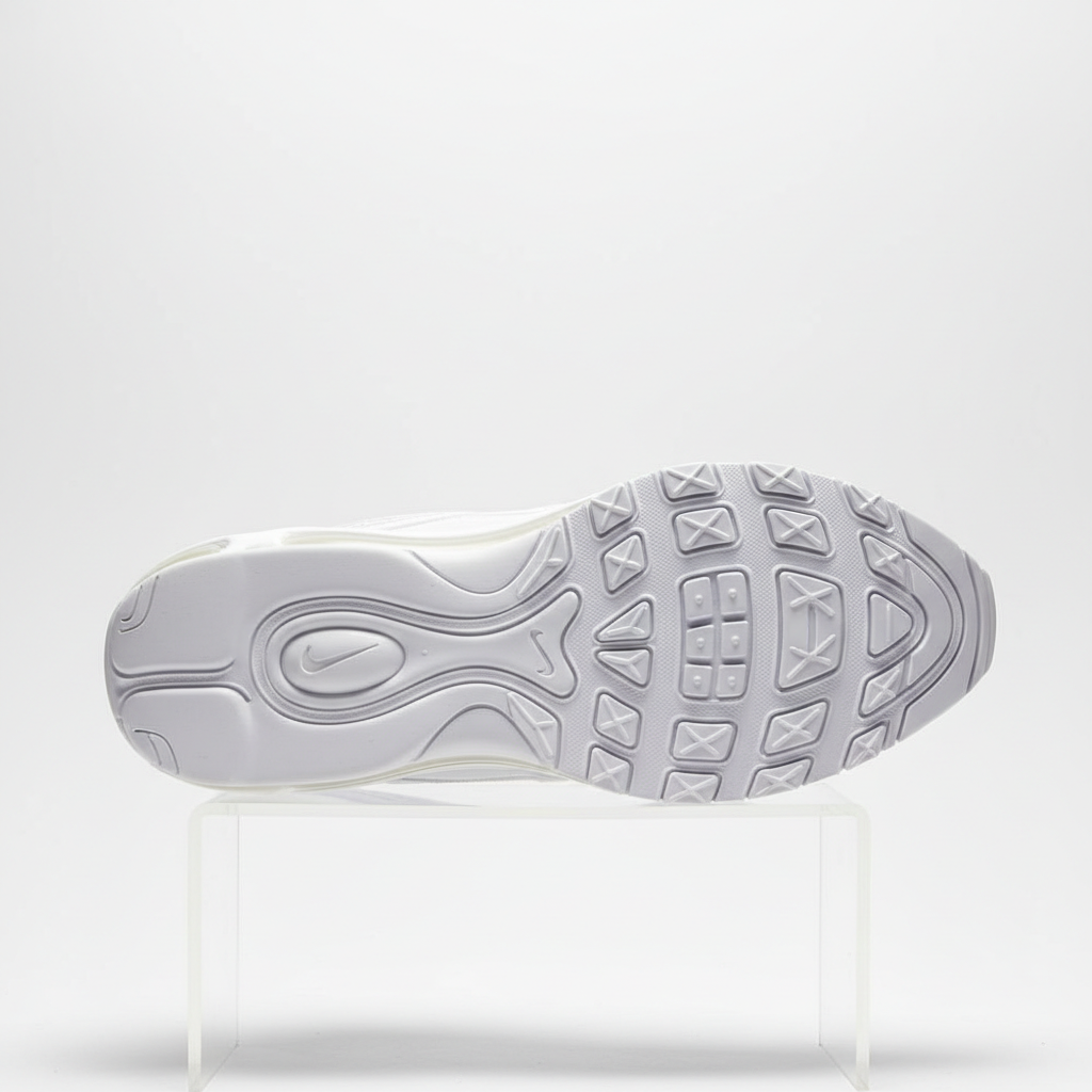 Nike Air Max 97 Triple White sole view