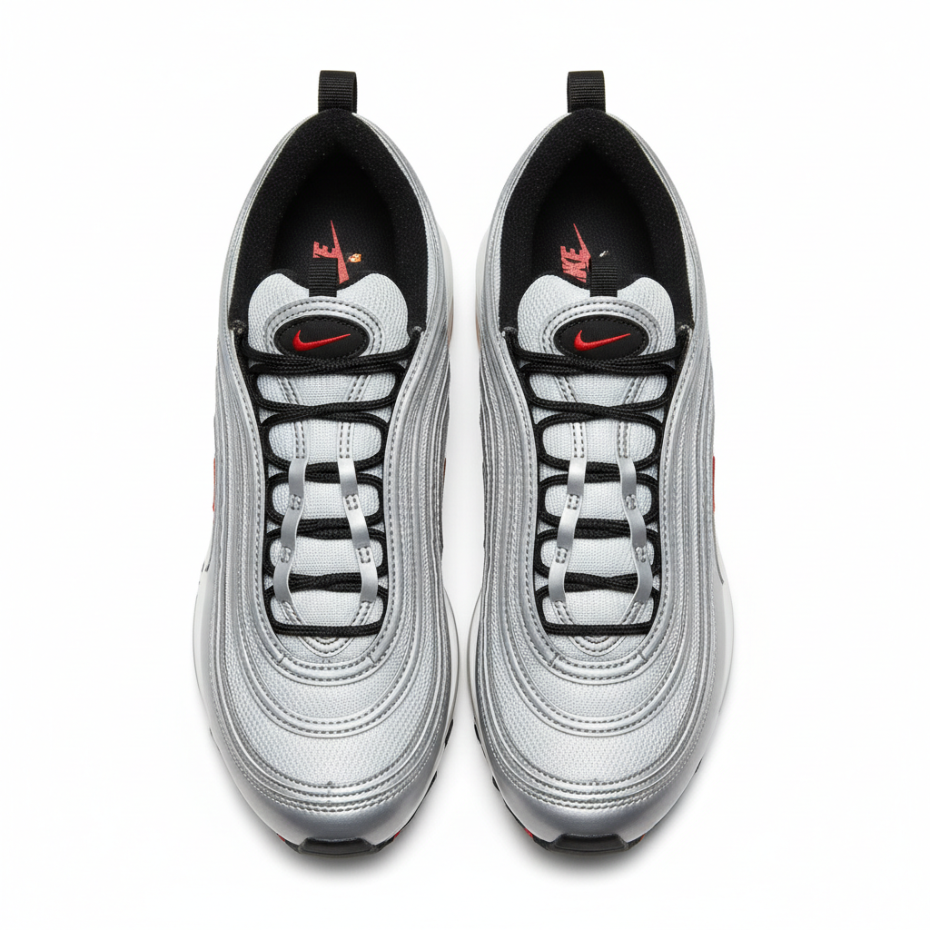 Nike Air Max 97 Silver Bullet top view