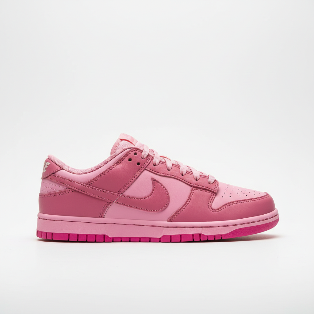 Nike Dunk Low Triple Pink - Side Profile