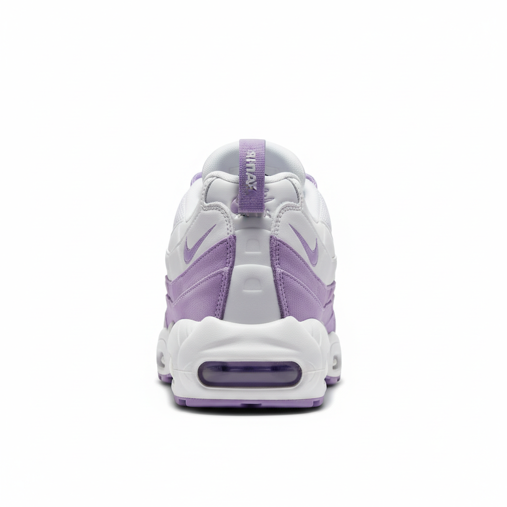 Nike Air Max 95 Lavender White back view