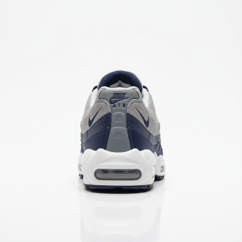 Nike Air Max 95 Navy Blue Grey back view