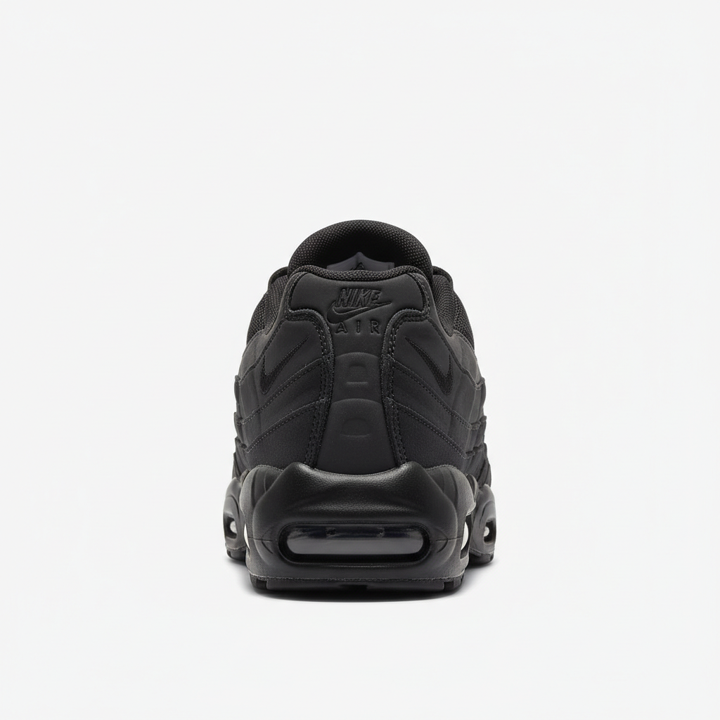 Nike Air Max 95 Triple Black back view