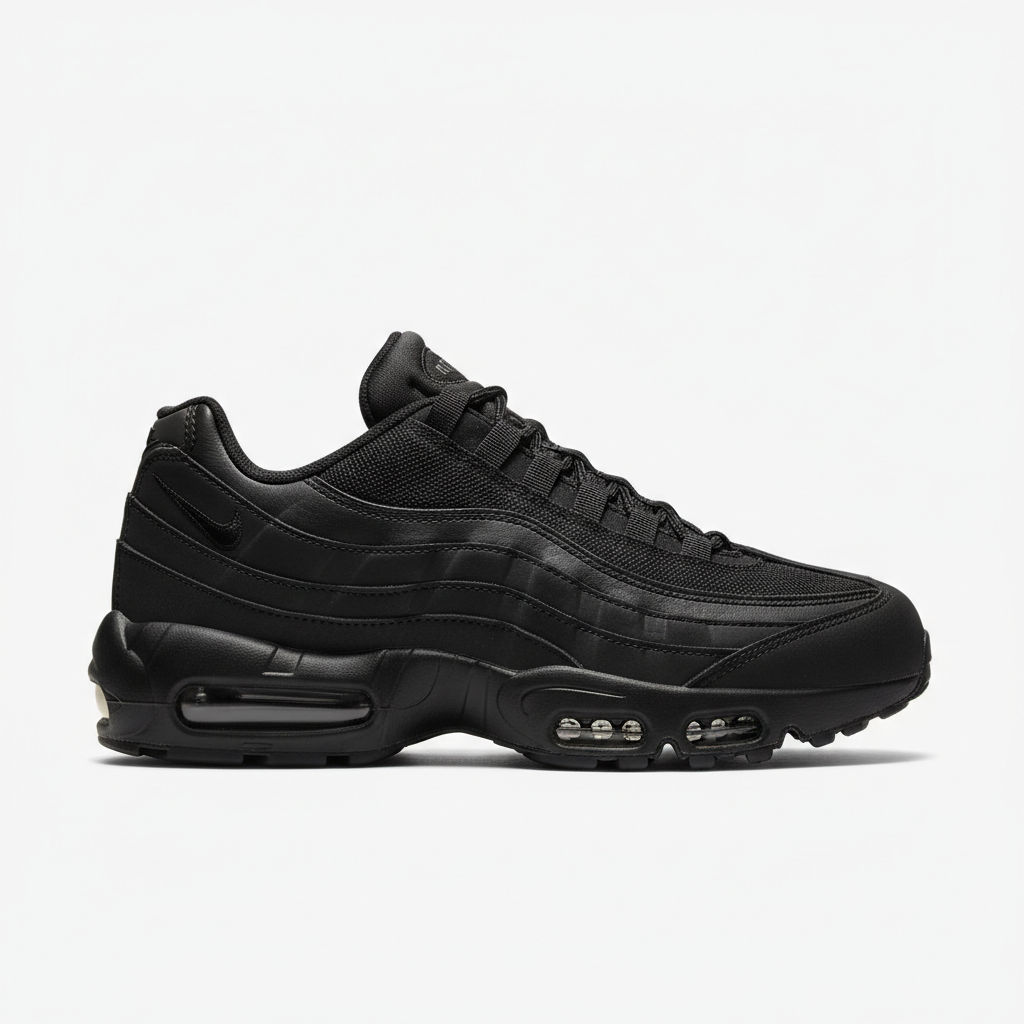 Nike Air Max 95 Triple Black side view