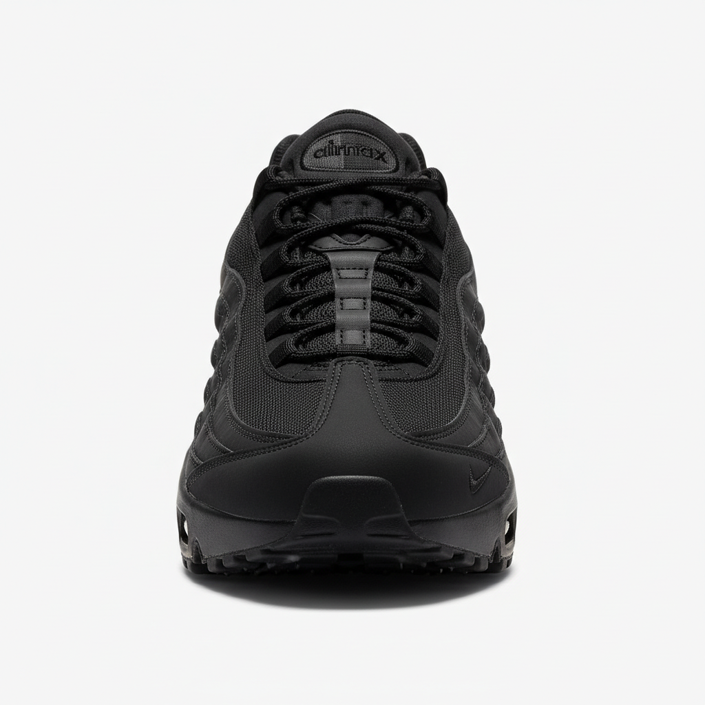 Nike Air Max 95 Triple Black front view