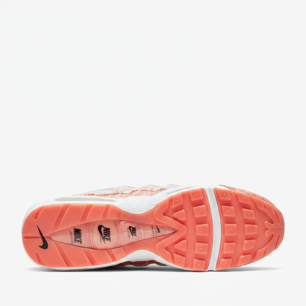 Nike Air Max 95 Coral Orange White sole view